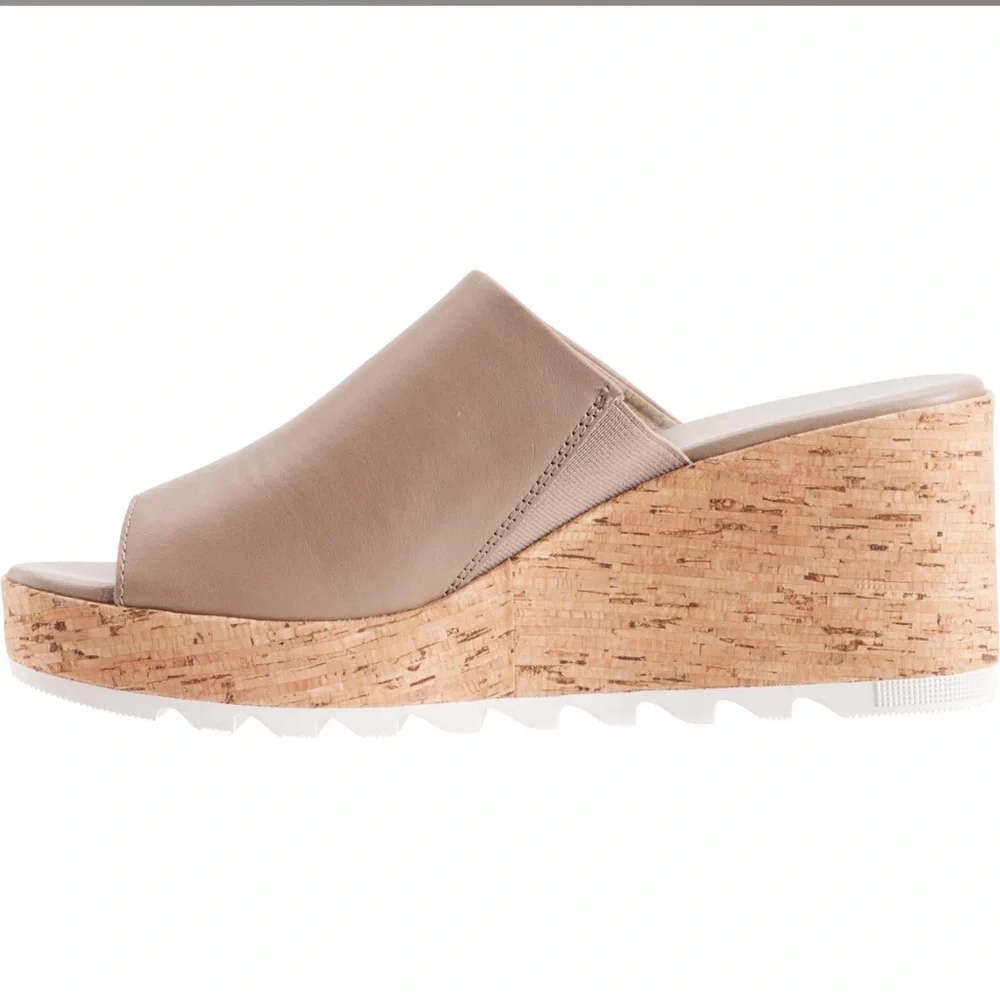 🎉LAST PIECE 🎉Sorel Cameron Wedge Mule Sandals - Leather